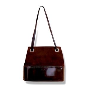 Salvatore Ferragamo Brown Leather Tote Bag